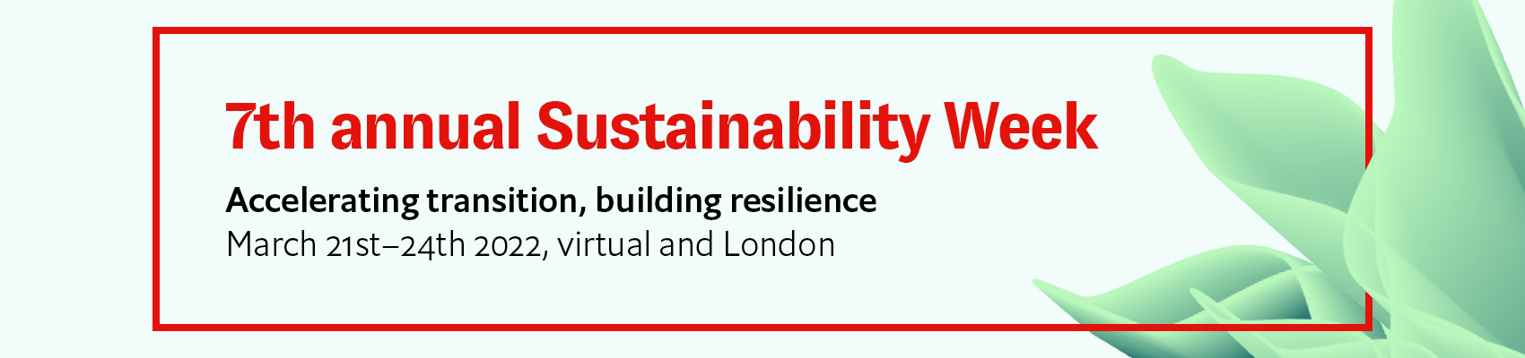 Sustainability Week UK
